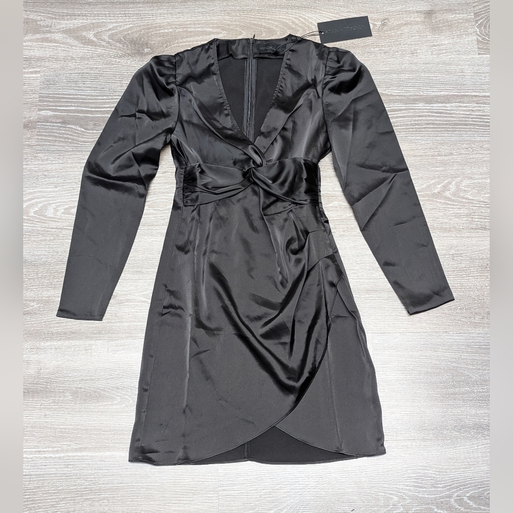 KENDALL + KYLIE | twist tie waist dress